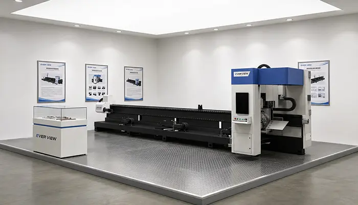 Máy cắt ống ba trục giúp xử lý vật liệu ống Máy cắt ống ba trục giúp xử lý vật liệu ống