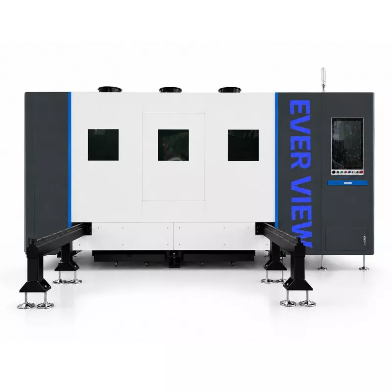 Máy cắt Laser sợi quang kèm theo lớn nằm ngang
